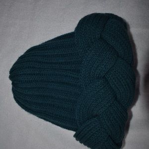 Women winter knitted hat.
